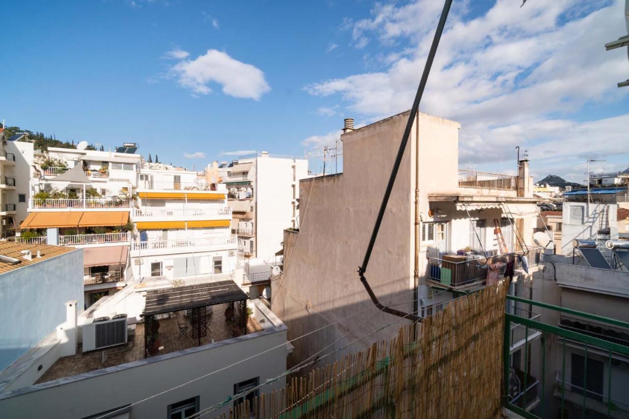 Acropolis View Vintage Style Apartment In Koukaki Athens Luaran gambar