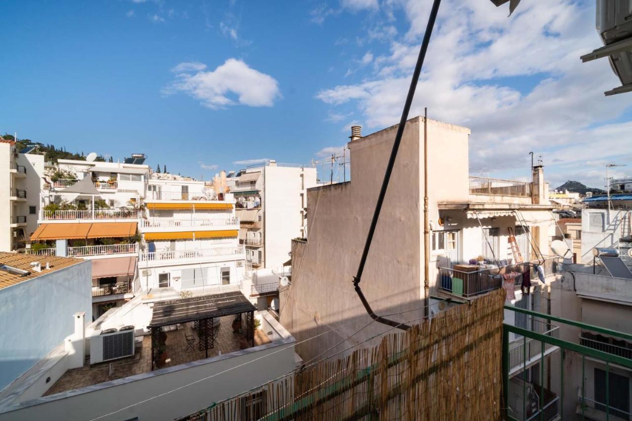 Acropolis View Vintage Style Apartment In Koukaki Athens Luaran gambar